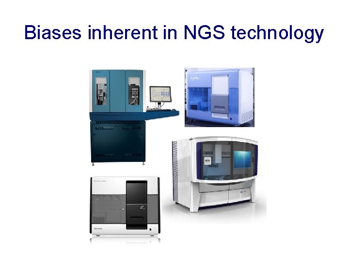 Biases inherent in NGS technology 