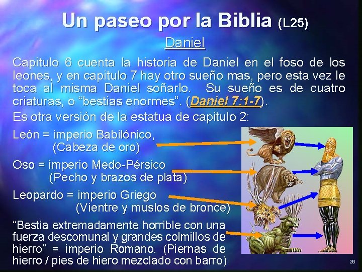 Un paseo por la Biblia (L 25) Daniel Capitulo 6 cuenta la historia de