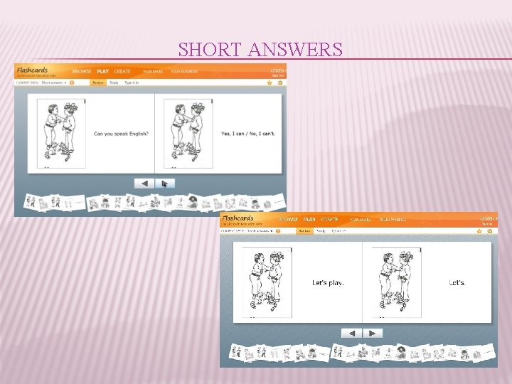 SHORT ANSWERS 