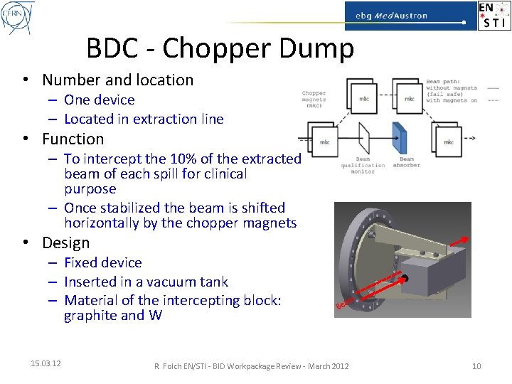 BDC - Chopper Dump • Number and location – One device – Located in