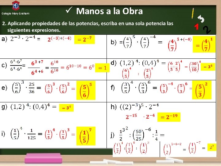 ü Manos a la Obra Colegio Mary Graham 