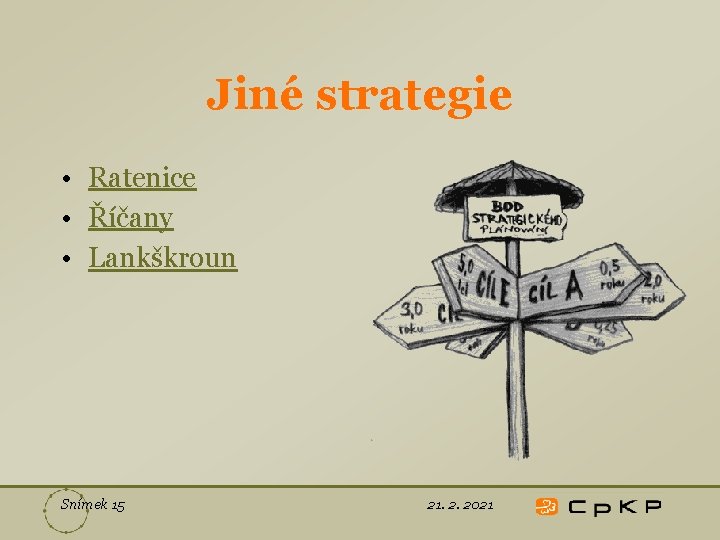 Jiné strategie • Ratenice • Říčany • Lankškroun Snímek 15 21. 2. 2021 