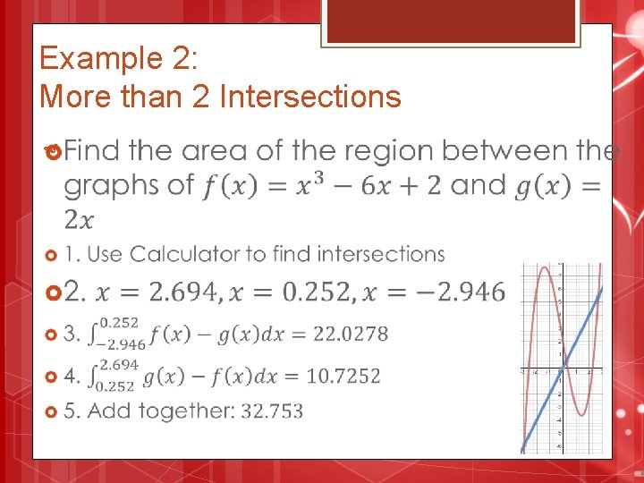 Example 2: More than 2 Intersections 