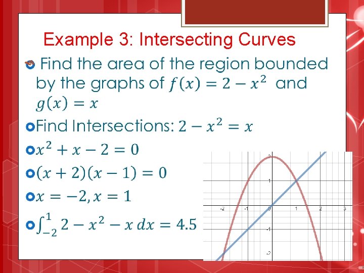 Example 3: Intersecting Curves 