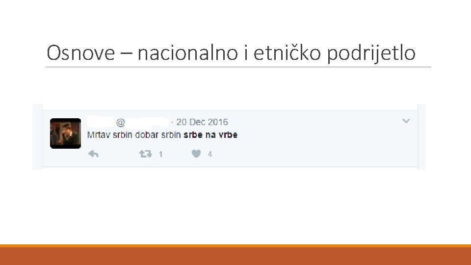 Osnove – nacionalno i etničko podrijetlo 