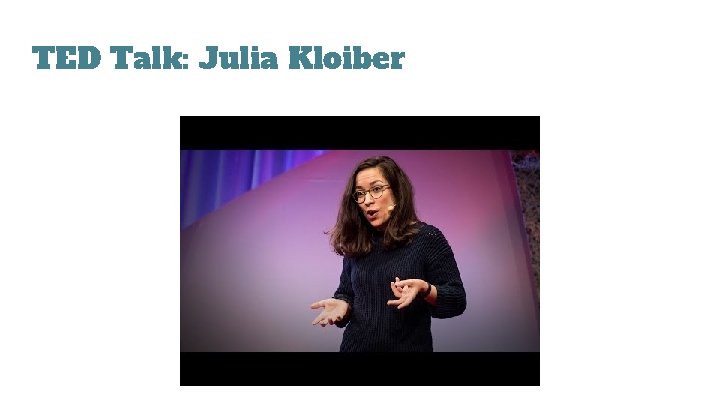 TED Talk: Julia Kloiber 