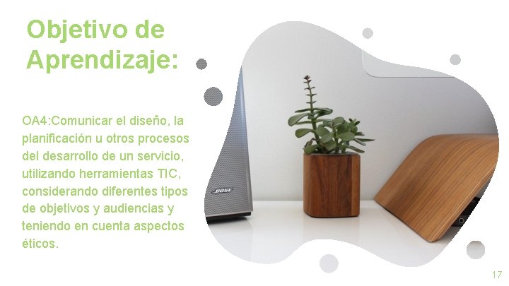 Objetivo de Aprendizaje: OA 4: Comunicar el diseño, la planificación u otros procesos del