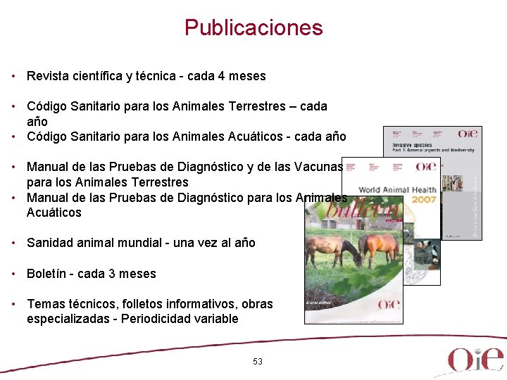 Publicaciones • Revista científica y técnica - cada 4 meses • Código Sanitario para