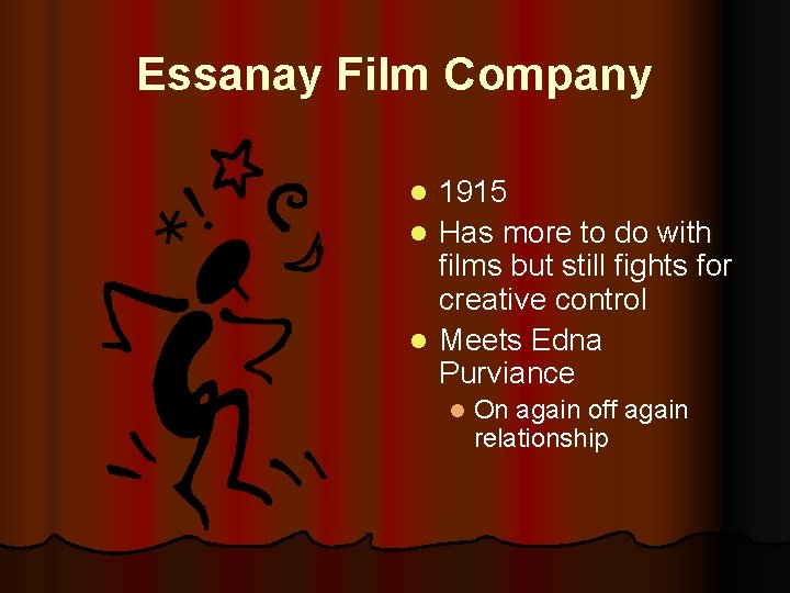 Essanay Film Company 1915 l Has more to do with films but still fights