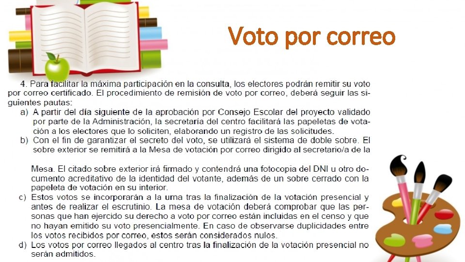 Voto por correo 