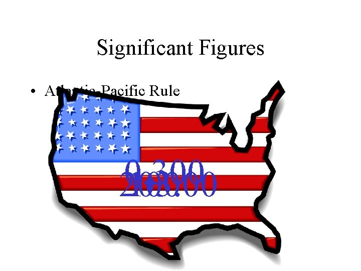 Significant Figures • Atlantic-Pacific Rule 0. 300 203. 00 100 