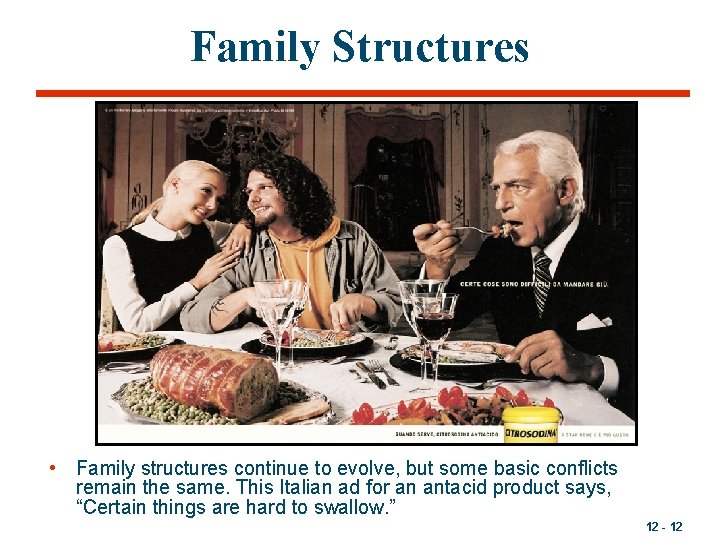 Family Structures • Family structures continue to evolve, but some basic conflicts remain the