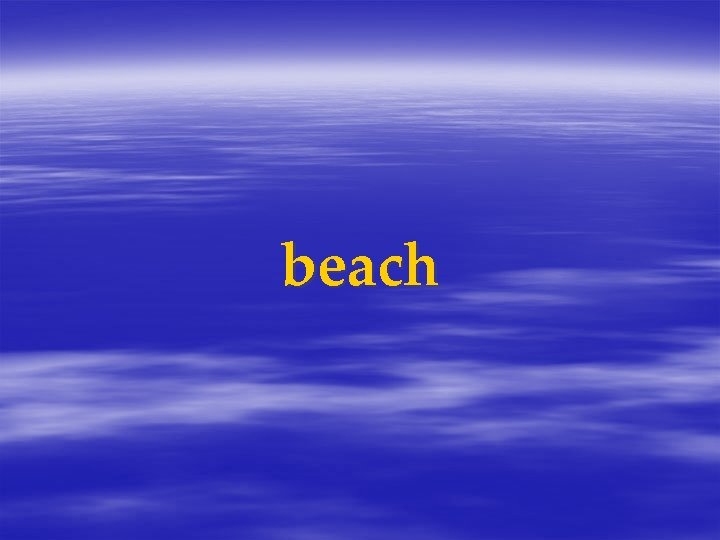 beach 