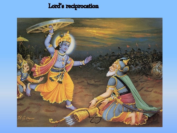 Lord’s reciprocation 