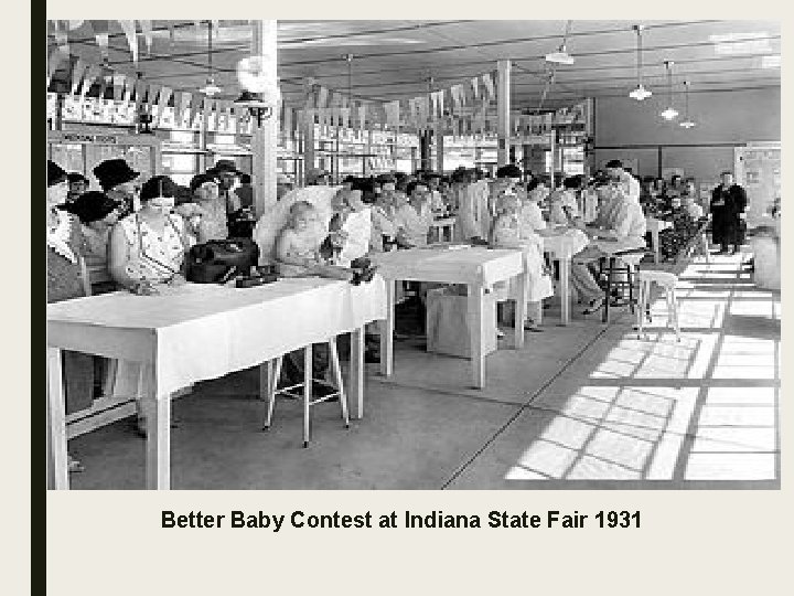 Better Baby Contest at Indiana State Fair 1931 