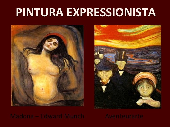 PINTURA EXPRESSIONISTA Madona – Edward Munch Aventeurarte 