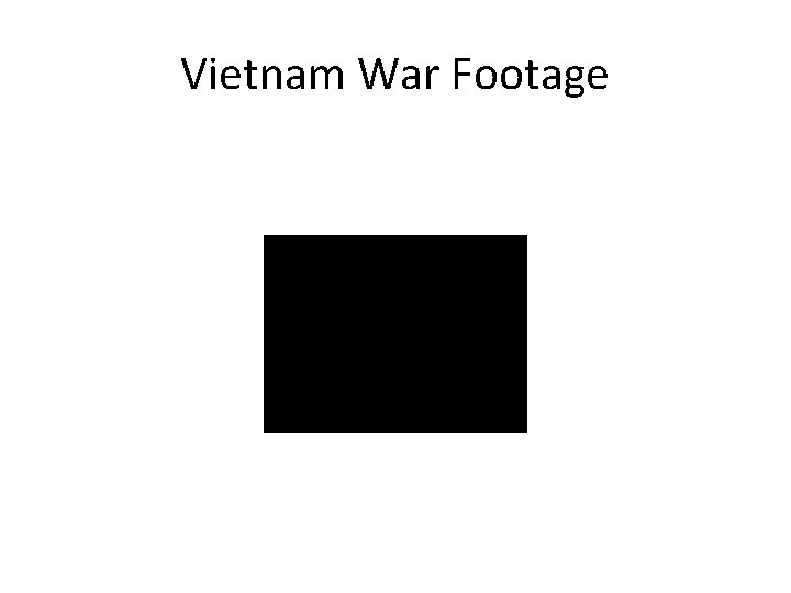 Vietnam War Footage 