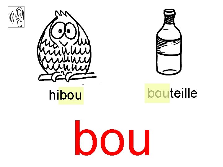 hibou bouteille bou 