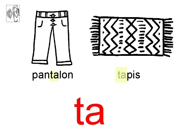 pantalon ta tapis 