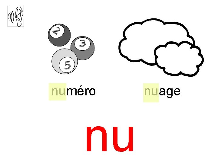 numéro nu nuage 