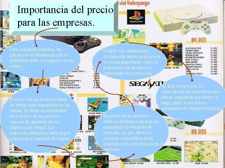 Importancia del precio para las empresas. Para cualquier empresa, las ganancias se determinan por