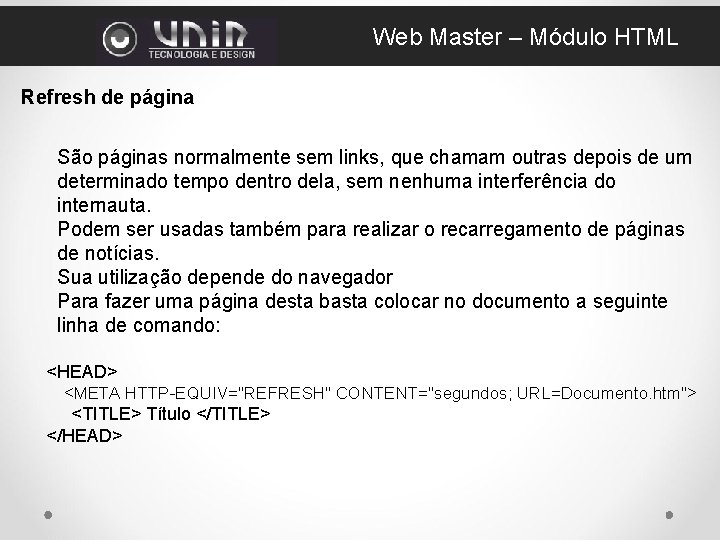 Web Master Mdulo HTML Curso de Web Master