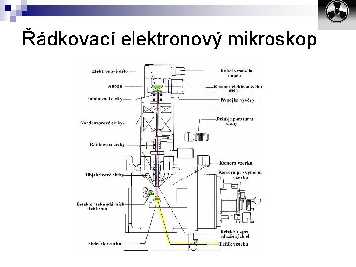 Řádkovací elektronový mikroskop 