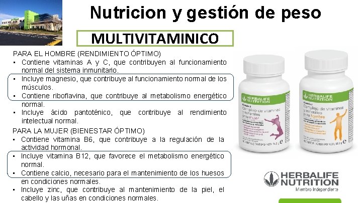 Nutricion y gestión de peso MULTIVITAMINICO PARA EL HOMBRE (RENDIMIENTO ÓPTIMO) • Contiene vitaminas