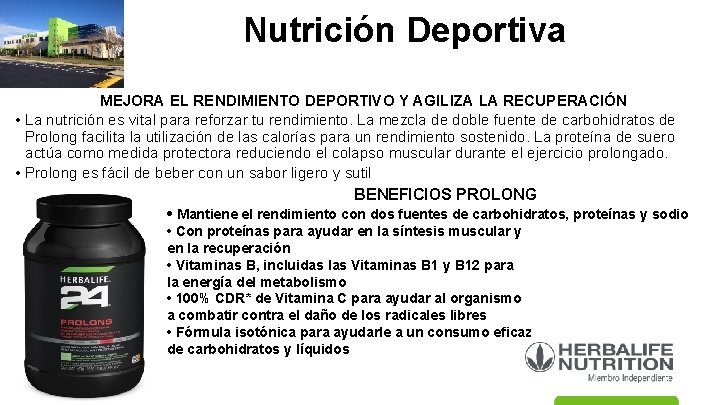 Nutrición Deportiva MEJORA EL RENDIMIENTO DEPORTIVO Y AGILIZA LA RECUPERACIÓN • La nutrición es
