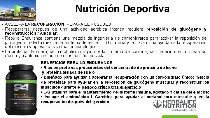 Nutrición Deportiva • ACELERA LA RECUPERACIÓN, REPARA EL MÚSCULO • Recuperarse después de una