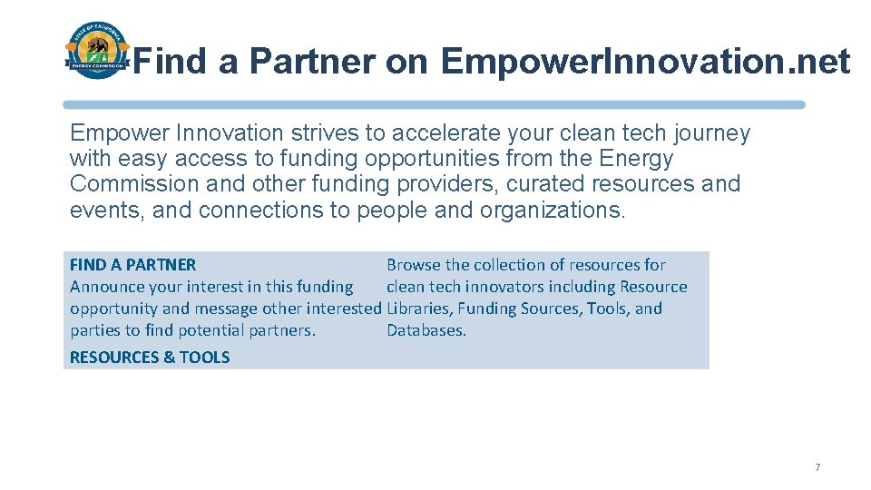 Find a Partner on Empower. Innovation. net Empower Innovation strives to accelerate your clean