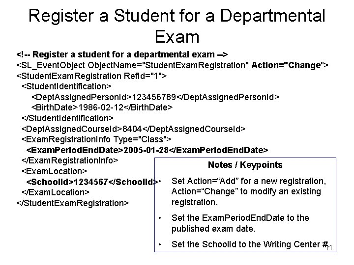 Register a Student for a Departmental Exam <!-- Register a student for a departmental