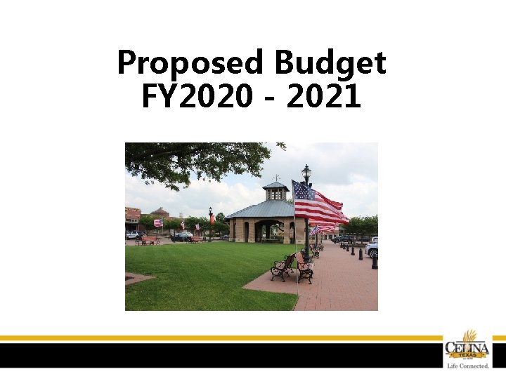 Proposed Budget FY 2020 - 2021 