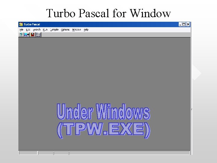 Turbo Pascal for Window 