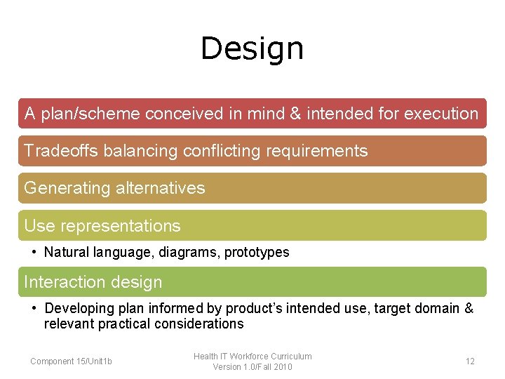 Design • A Plan or scheme conceived in mind and A plan/scheme conceived in
