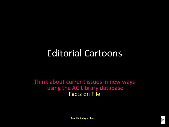 Editorial Cartoons Think About Current Issues In New