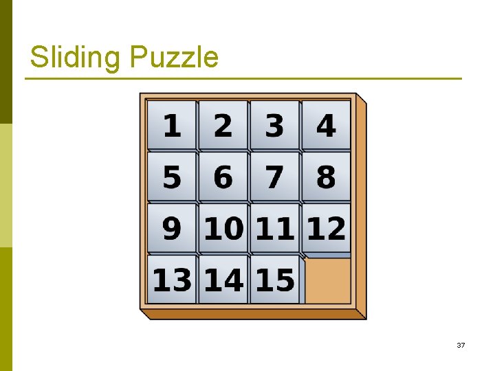 Sliding Puzzle 37 
