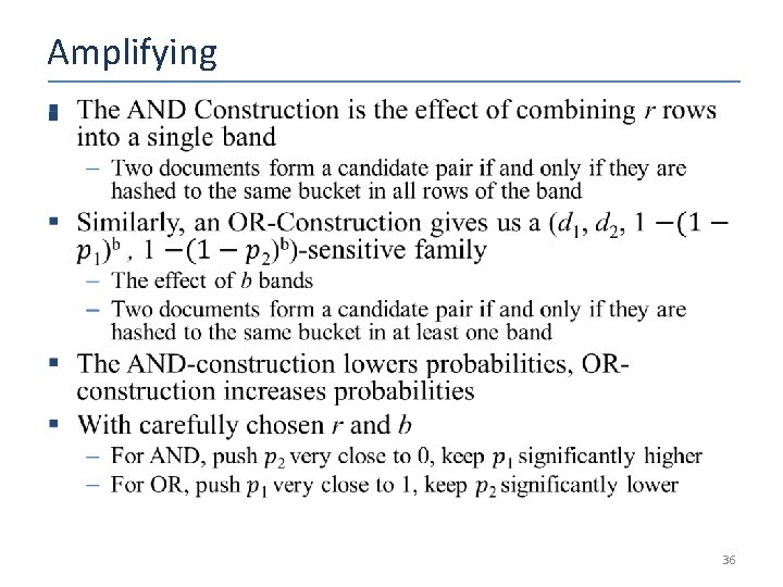 Amplifying § 36 