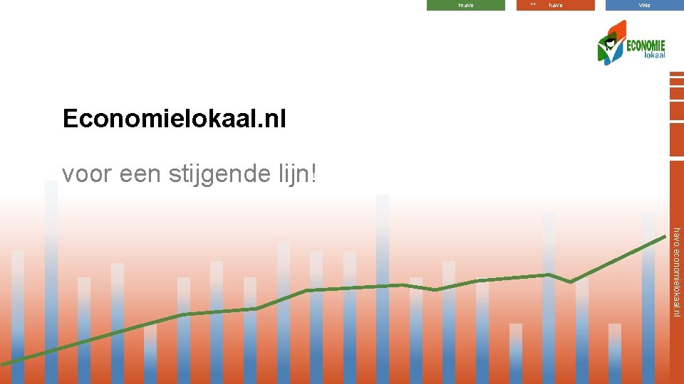 mavo >> havo vwo Economielokaal. nl voor een stijgende lijn! havo. economielokaal. nl 