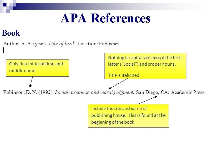 APA References Book 