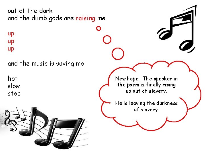 out of the dark and the dumb gods are raising me up up up