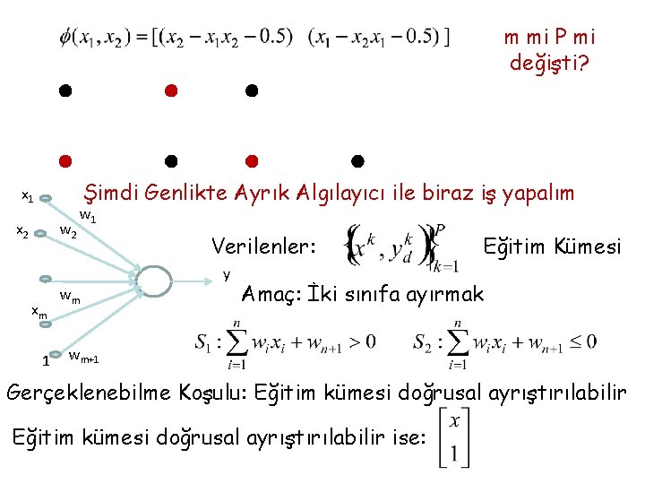 m mi P mi değişti? Şimdi Genlikte Ayrık Algılayıcı ile biraz iş yapalım x