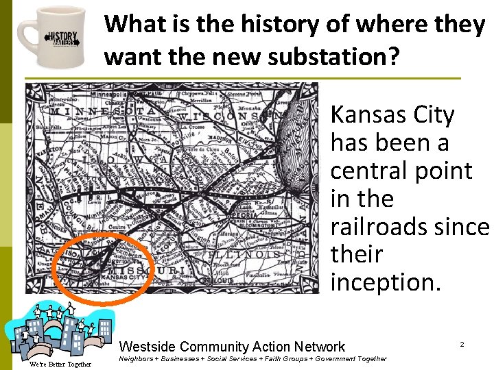 What is the history of where they want the new substation? Kansas City has