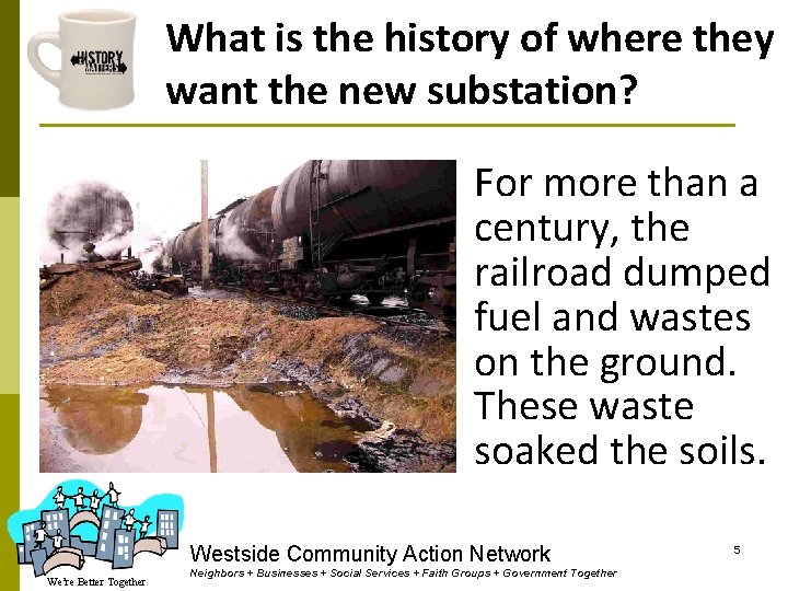 What is the history of where they want the new substation? For more than