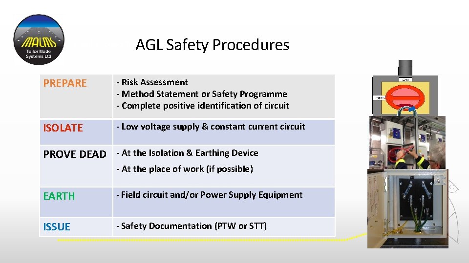 AGL Safety Procedures Air and Ground Traffic Management PREPARE - Risk Assessment - Method AGL Safety Procedures Air and Ground Traffic Management PREPARE - Risk Assessment - Method