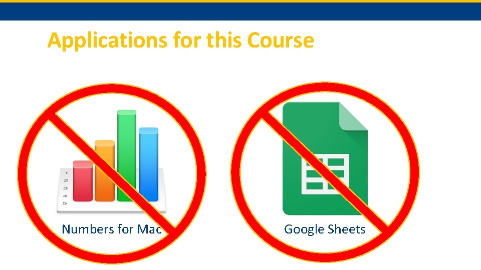 Applications for this Course Numbers for Mac Google Sheets 