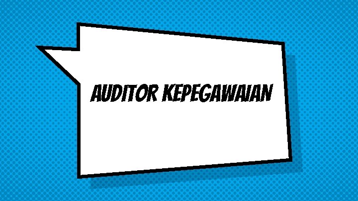 AUDITOR KEPEGAWAIAN 