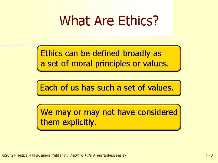 What Are Ethics? Ethics can be defined broadly as a set of moral principles