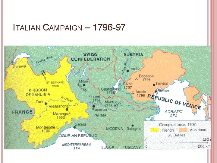 ITALIAN CAMPAIGN – 1796 -97 