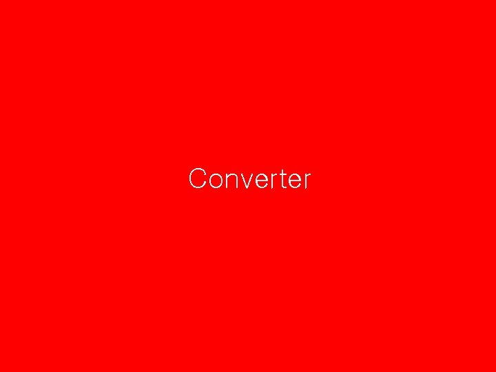 Converter 